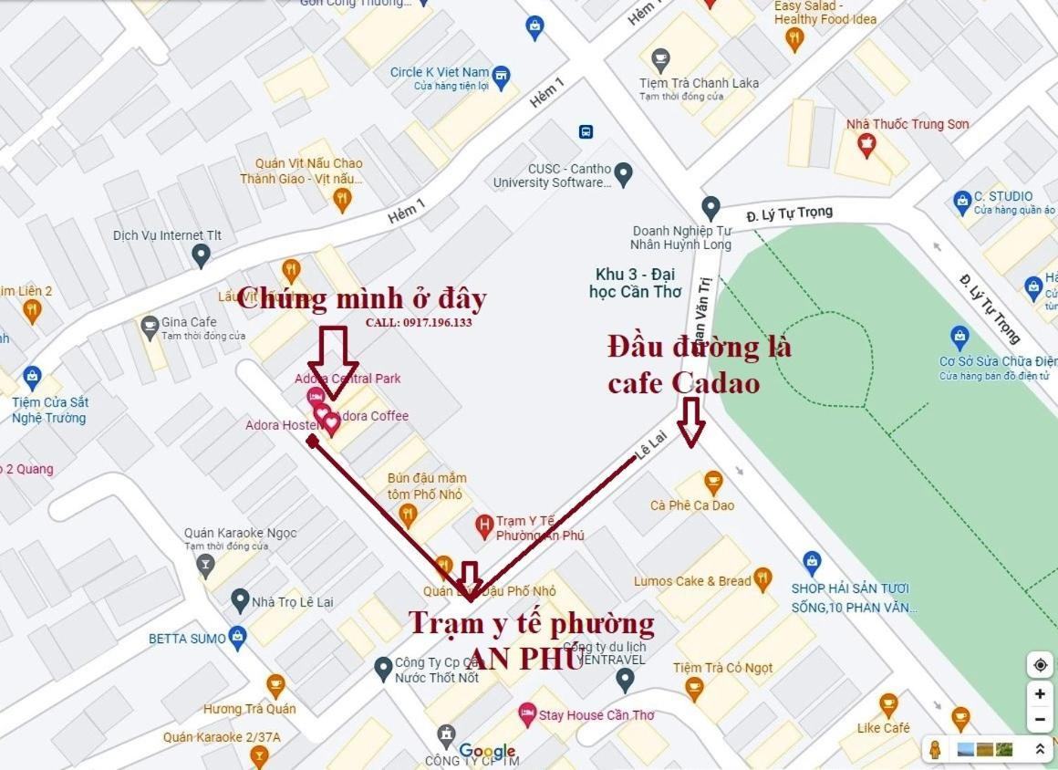 Adora Central Park Hostel كان ثو المظهر الخارجي الصورة